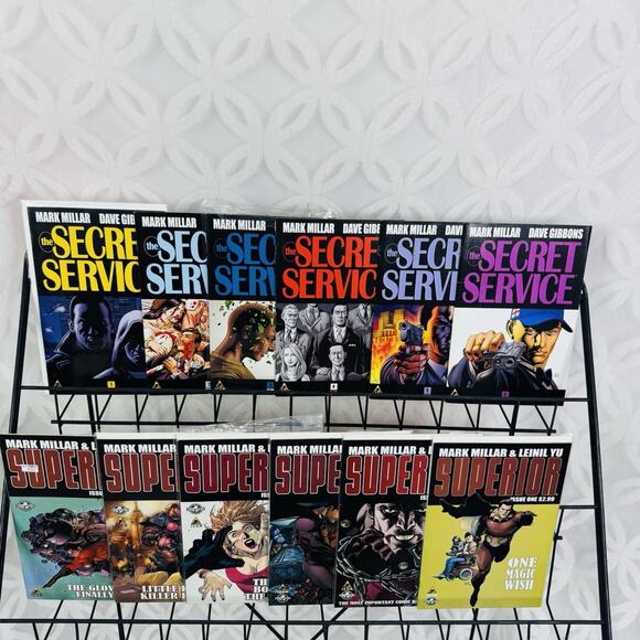 Secret Service 1-6 Superior 1-4 6-7 Lot Mark Millar Icon Comics Kingsman - Picture 1 of 7